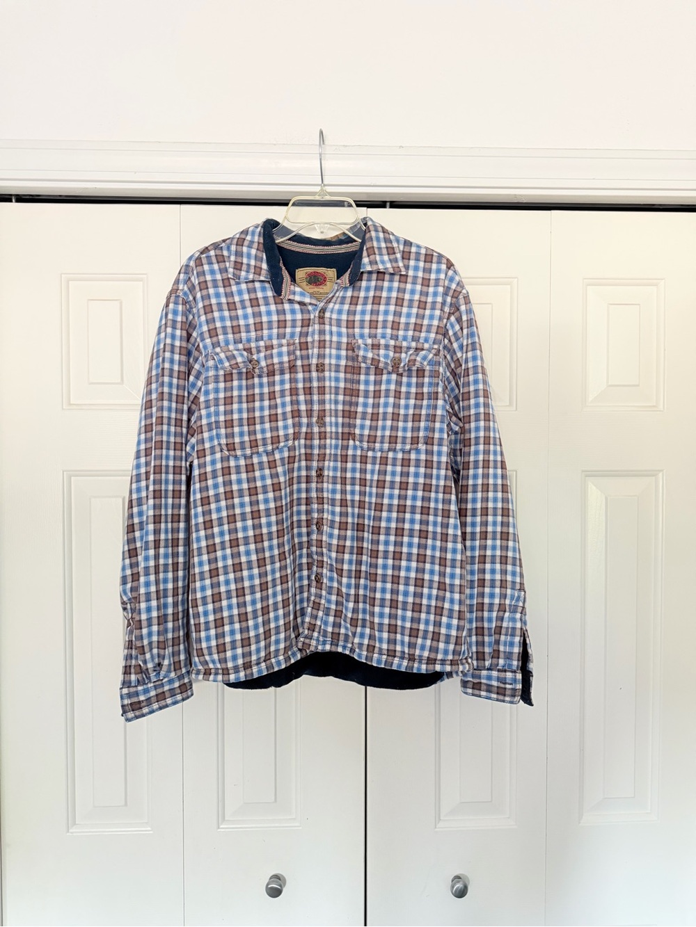 Boston Traders Fleece-Lined Heavy Plaid Flannel Shacket